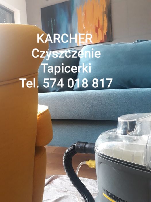Karcher czyszczenie tapicerki pranie tapicerki narożnika kanapy auta