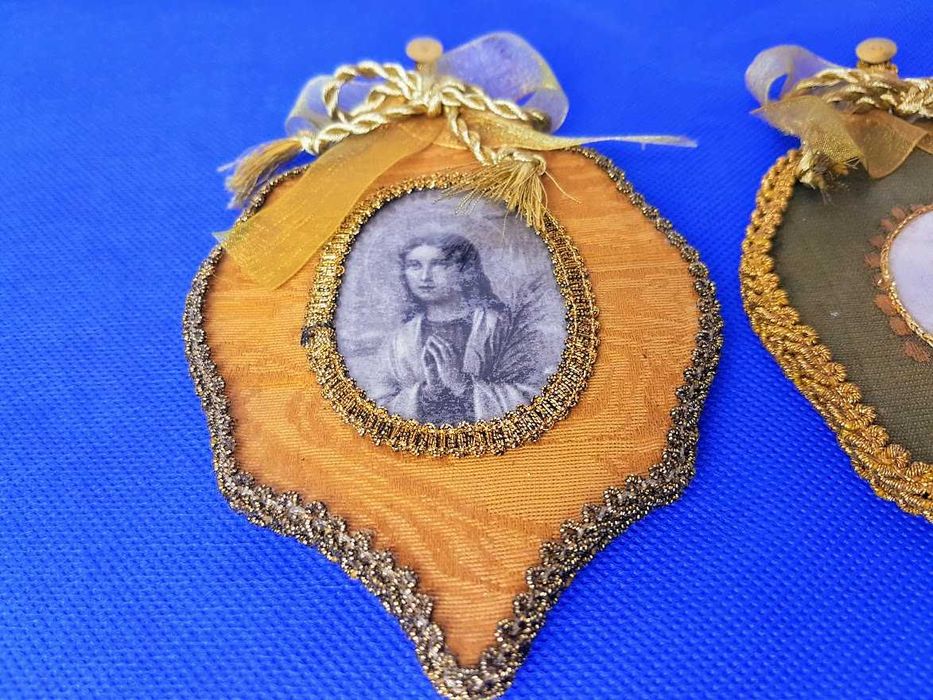 Ornamentos artesanato religioso pagela Santos