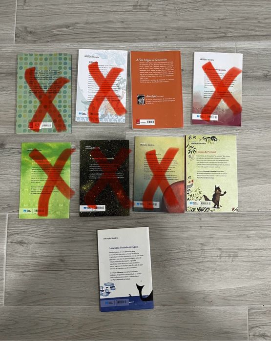 Livros de leitura obrigatória, 6. ano ao 2. ano