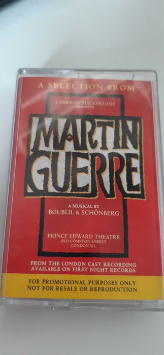 kaseta  musical martin guerre