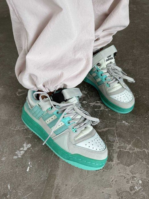 Кросівки Adidas Forum 84 x Bad Bunny Mint/Green premium