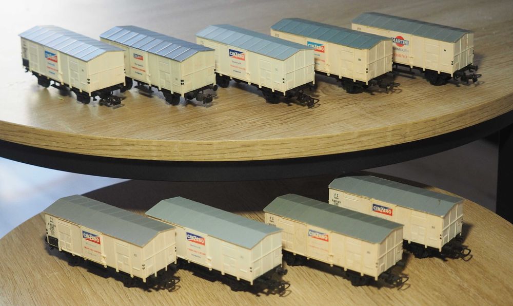 wagony chłodnia CINZANO Piko H0 1:87