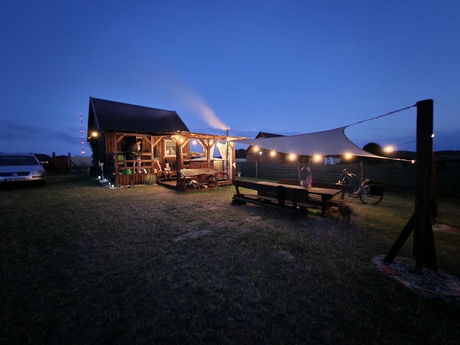 "Zaplecze Lasu" Domek całoroczny z Balią drewniane domki jacuzzi