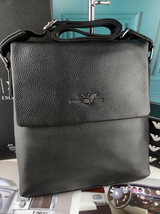 Шкіряна чоловіча сумка / кожаная мужская сумка