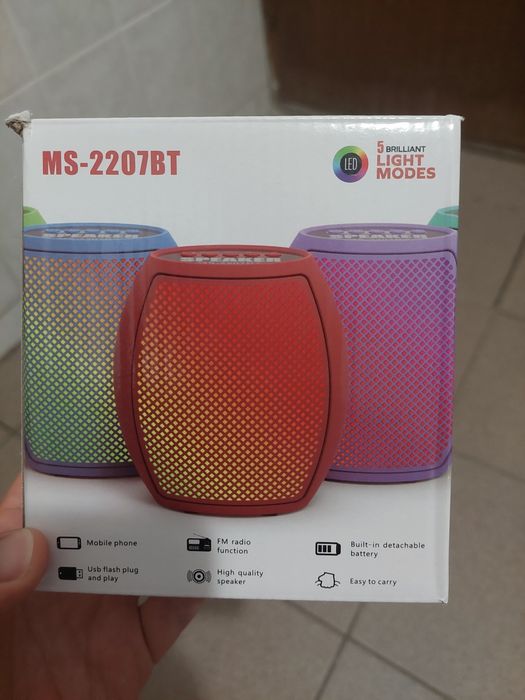 Портативна Bluetooth-колонка FM USB MS-2207BT
