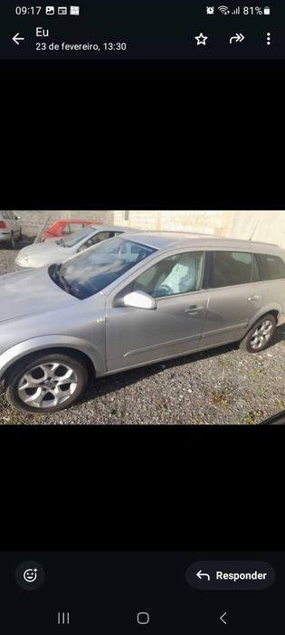 Carrinha  opel astra cinza
