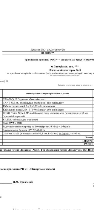 Система -охорони ,оповіщення