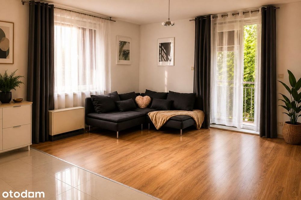 Józefosław, 3 pokoje z ogródkiem 76m², garażem i piwnicą