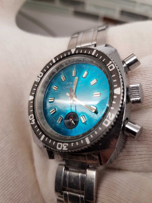 Zegarek *Ruhla* Chronograph Vintage DDR Germany