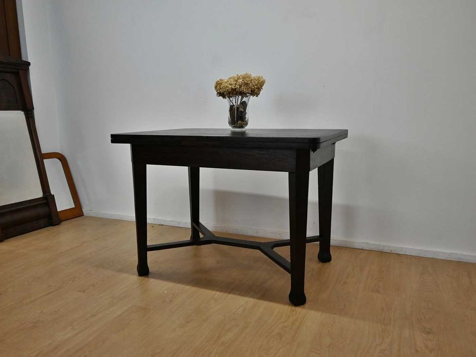 stół rozkładany dębowy ciemny