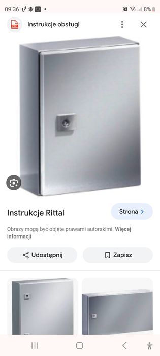 Szafka Rittal. 200×300×150