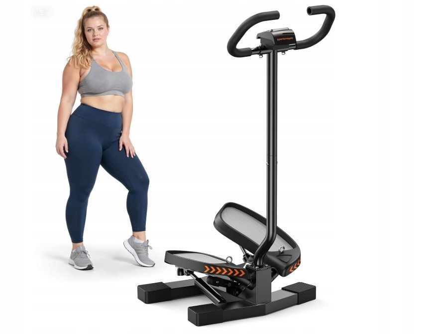 Stepper Sportsroyals Stepper Schodowy Z Kierownicą Stabilna Konstrukcja
