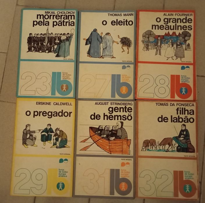 Vários Livros de Bolso da Europa-América