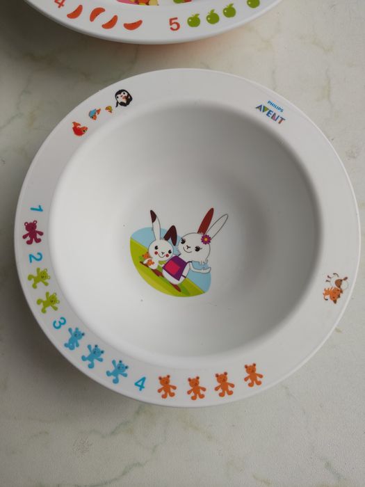 Детская тарелка Avent Philips набор 2шт