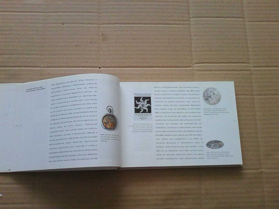 livro da Manufactura Jaeger-LeCoultre