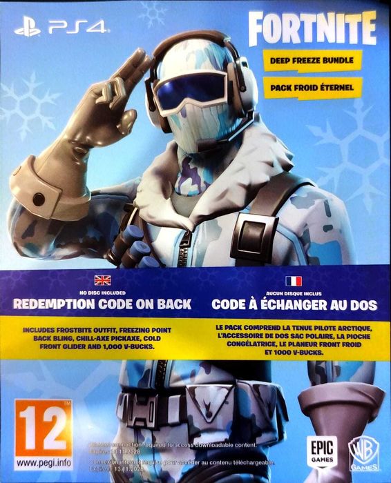 Fortnite Deep Freeze Bundle - PS4