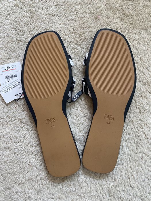Chinelos zara zebra novos com etiqueta