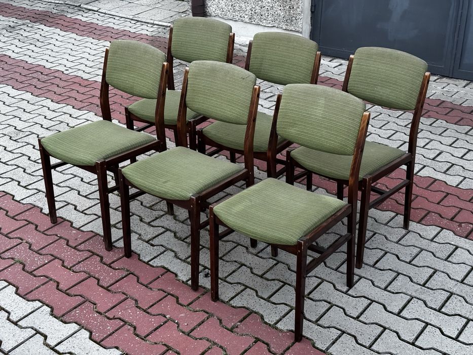 Komplet 6 krzesel Felicja bukowe krzeslo krzesla prl