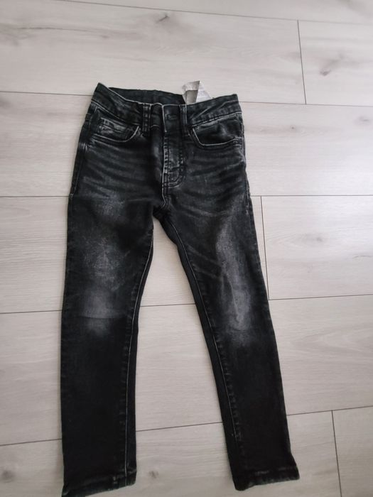 Jeansy czarne Zara rozm 116