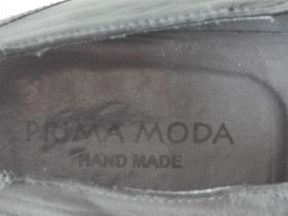 Czarne męskie buty wizytowe Prima Moda skóra naturalna nr 42
