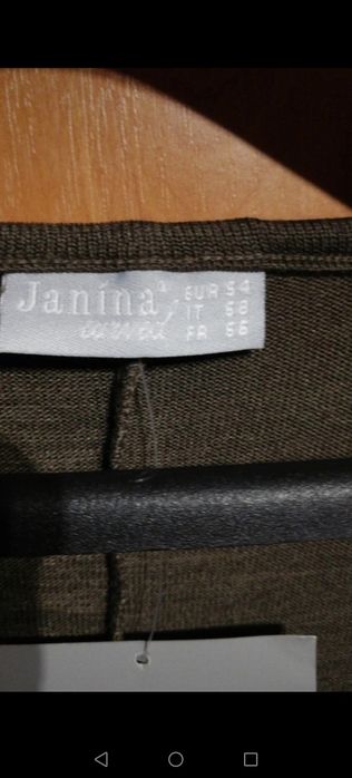 Sweter, tunika Plus Size rozmiar 54