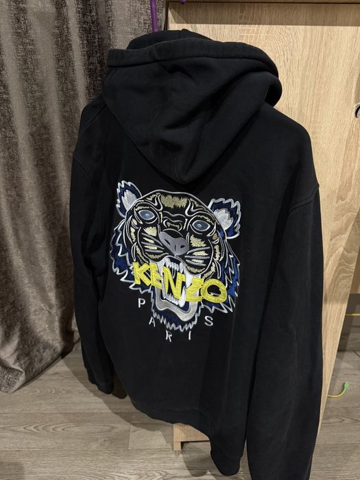 Зип-худи kenzo KENZO big logo черный зипхуди