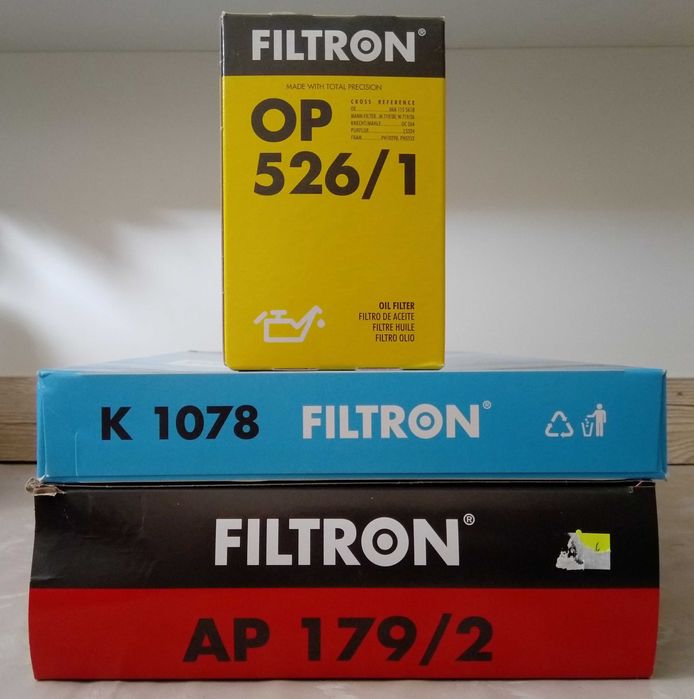 Zestaw filtr powietrza, oleju i kabinowy FILTRON Audi, Seat