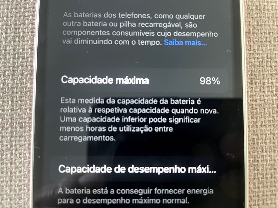 iPhone 6s 32GB Rose Gold – Caixa + Bateria 98% (Sem carregador)