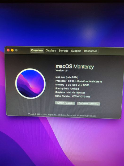 Mac mini Late 2014 - SSD 250GB