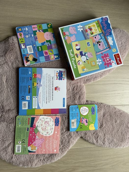 Bajeczki puzzle Świnka Peppa/ Peppa Pig puzzle ksiazeczki