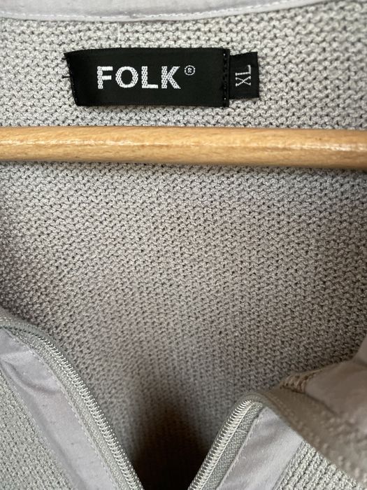 Folk Oryginalny sweter bluza narzutka kardigan etno boho XL 42