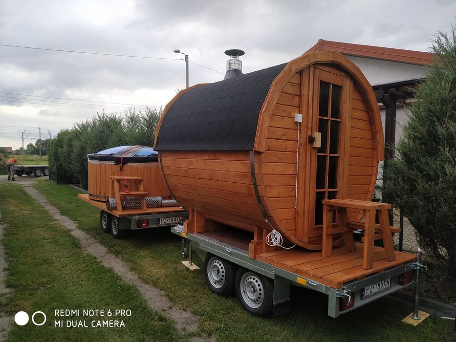 Balia ogrodowa beczka basen jacuzzi beczka sauna