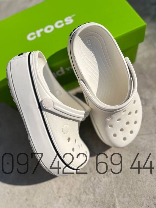 Хіт Сезону Crocs на платформі Crocs Crocband Platform На Платформі