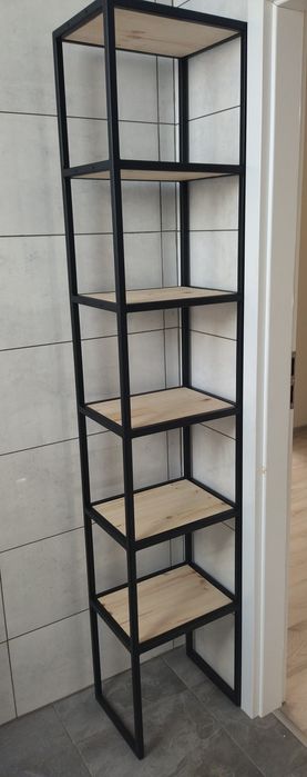 Regał metalowy loft półki