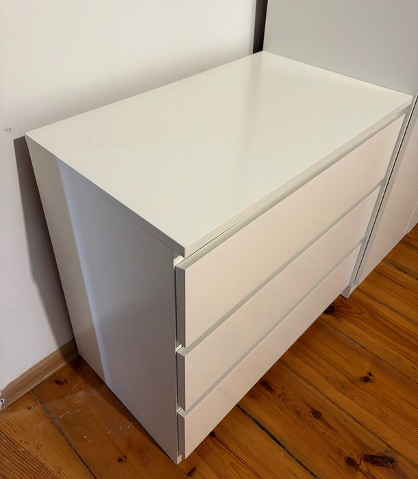 Biała komoda malm ikea
