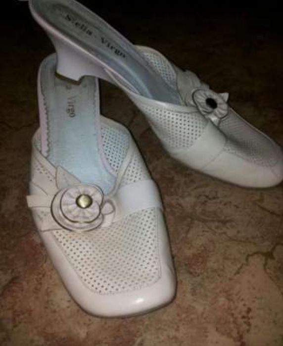 Босоножки летние женские из натуральной кожи.