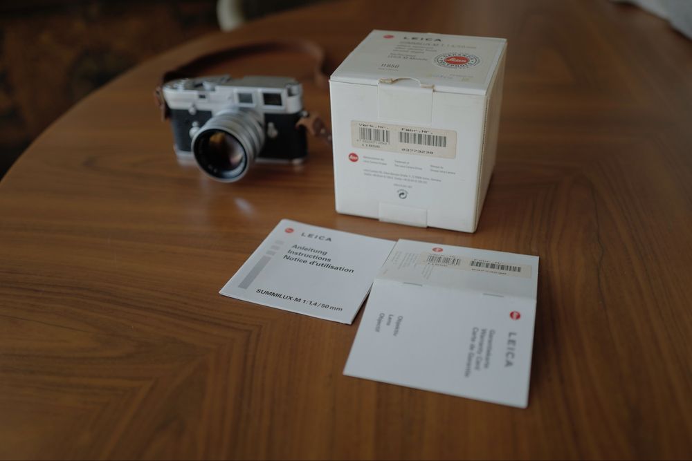 LEICA SUMMILUX-M 1:1.4/50MM PRE-ASPH ref. 11856 c/garantia