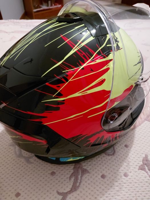 Capacete LS52  Strim  e luvas da Honda