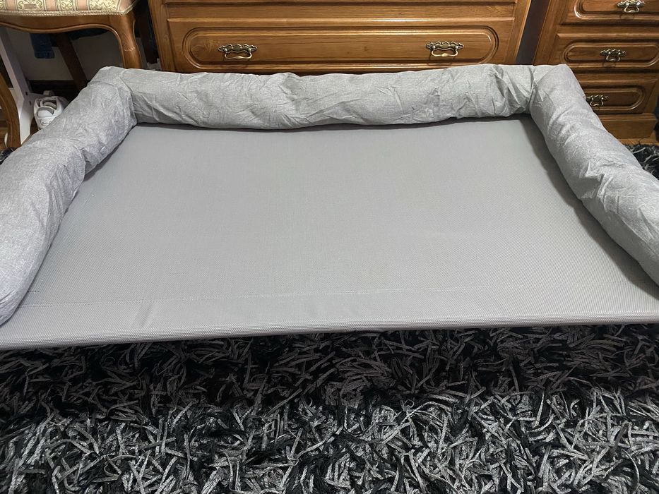 cama elevada para cao