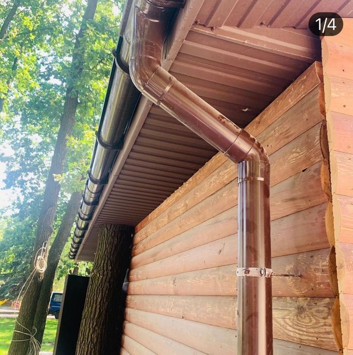 Ремонт. Установка водостока подшивки. Продажа материалов.