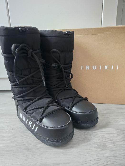 Śniegowce Inuikii Moutain Boot High Black 41 czarne