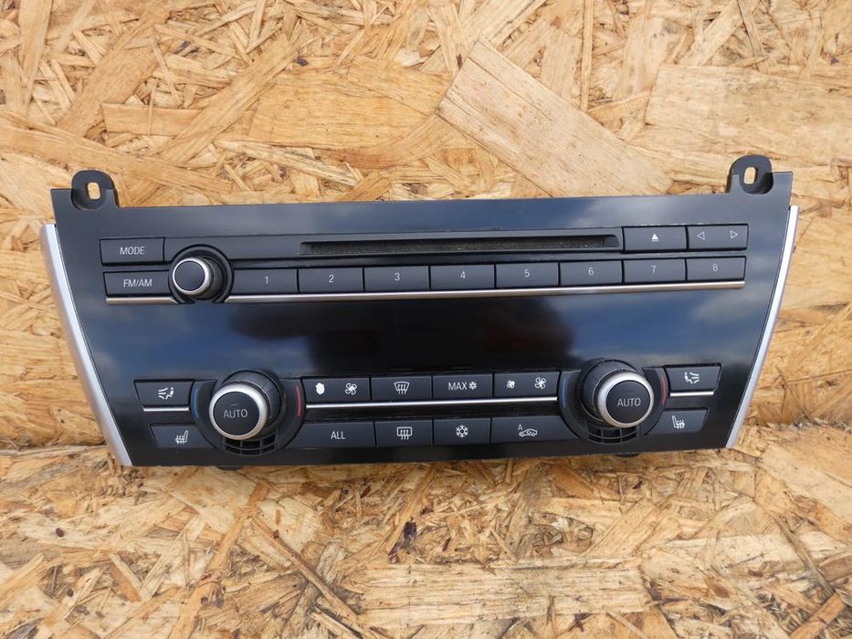 BMW F07 / F07LCI GT ( GRAN TURISMO ) ORYGINALNY Panel klimatyzacji / Panel sterowania, panel radia Europa o nr.  9 229 787 OEM Sprawny w 100%