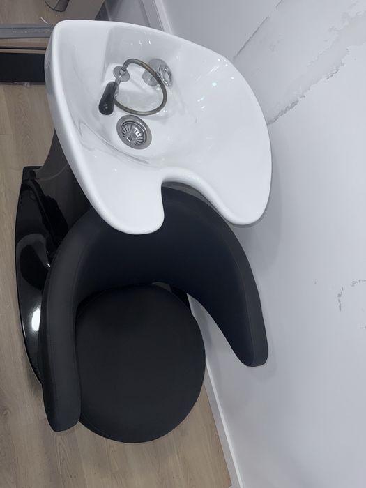 Rampa de lavagem de cabelo para salão de cabeleireiros. ACB + Cadeira Hidráulica