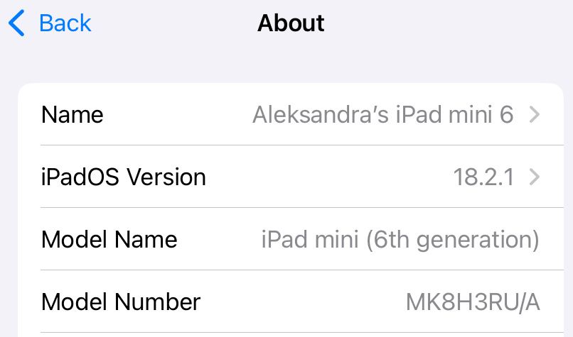 iPad mini 6th gen