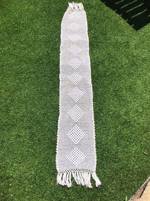 Quatro naperons em crochet antigos