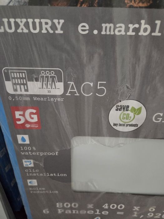 panele winylowe szary Matowy / Połysk  AC5 z podkładem