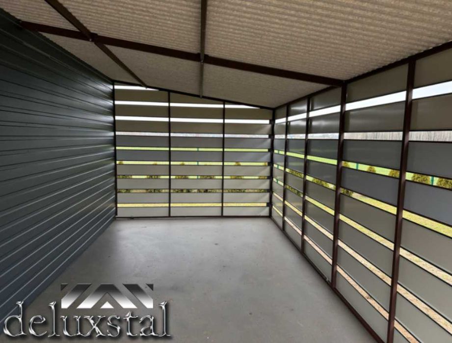 Garaze blaszane 9x6 premium profil poziom