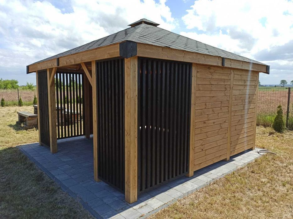 Altana altanka ogrodowa drewniana "SYCYLIA" 4x4 HIT!