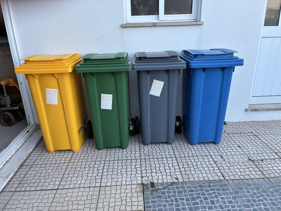 Contentores para reciclagem