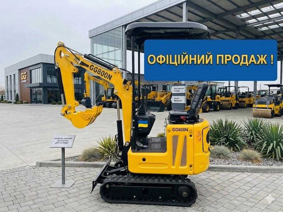 Міні ескаватори нові ! Міні ескаватор, экскаватор будівельна техніка, GG 800N Gunter Grossmann